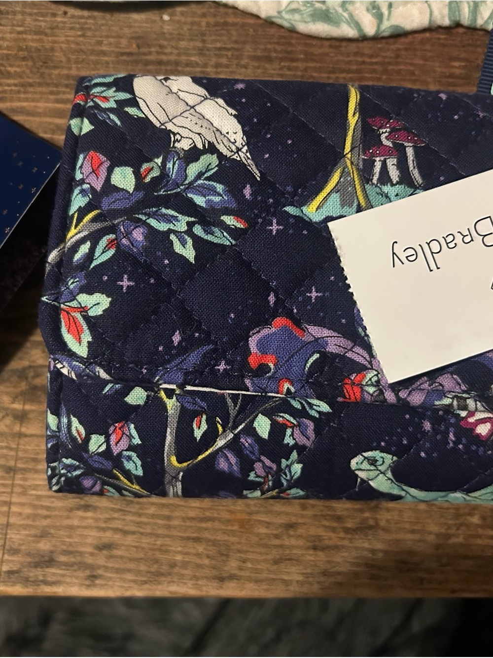 Vera Bradley RFID Riley Compact Wallet, Harry Potter Forbidden Forest, Zip NWT